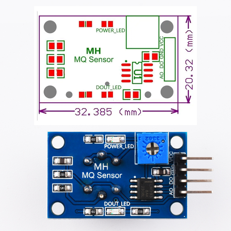 MQ2 MQ3 MQ4 MQ5 MQ-6 MQ-7 MQ-8 - Muscle Sensor Emg 评论和价格