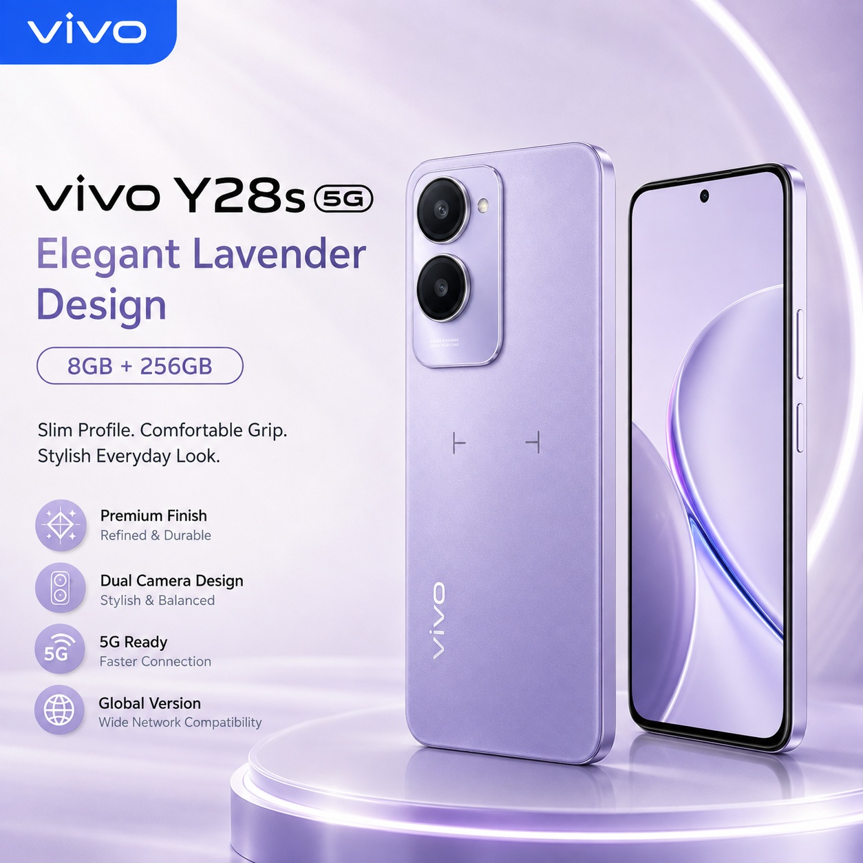 2026 new vivo Y28s 5G 8GB+256G - Vivo Y28 评论和价格