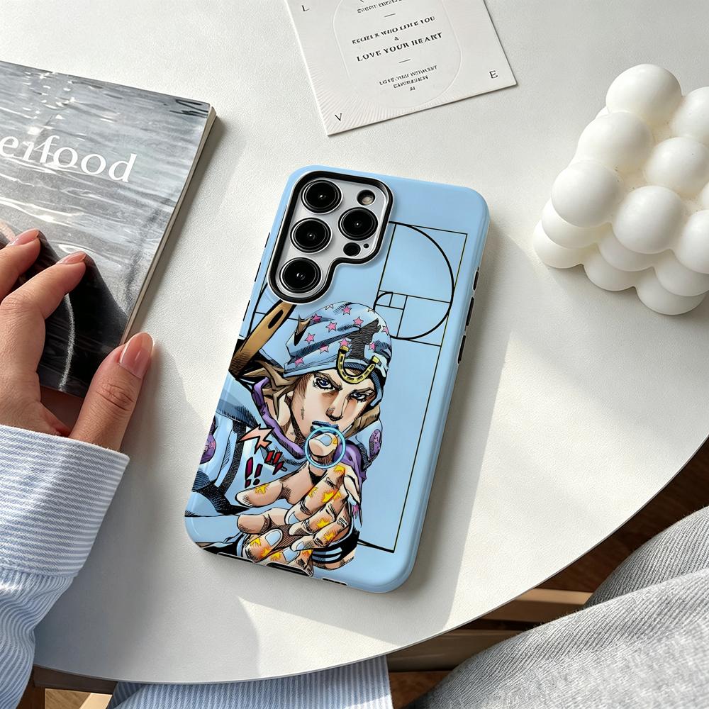Hot cool Anime J-JOJO Steel Ba - Samsung Galaxy S25 评论和价格