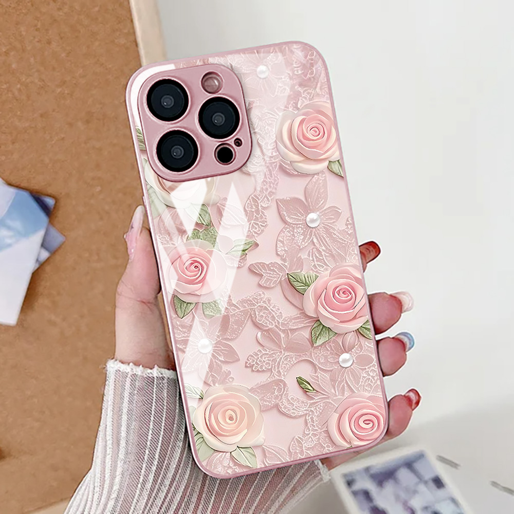 Rose Flower Phone Case For iPh - Apple Iphone 16 评论和价格